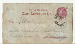 == HUNGARY  Bad Cond. 1885 - Lettres & Documents