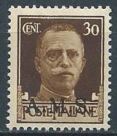 1944 CLN A.M.S. EFFIGIE 30 CENT MNH ** - VA38-8 - Nationales Befreiungskomitee