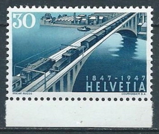 1947 SVIZZERA FERROVIE 30 CENT MNH ** - VA39-3 - Neufs