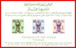 SUDAN 1961 KING Of NUBIA & EGYPT S/S  MNH ** Neuf (EB5) - Soedan (1954-...)