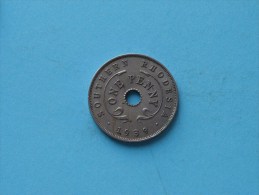 1939 - One Penny / KM 8 - Southern Rhodesia ( Uncleaned - For Grade, Please See Photo ) ! - Rhodesië