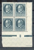 Bayern 110 PLATTENNUMMER**POSTFRISCH (R0132 - Nuevos