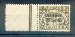 Bayern DIENST 39LF Mit LEERFELD Links**POSTFRISCH (72779 - Mint