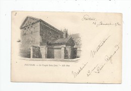 Cp , 86 , POITIERS, Le Temple SAINT JEAN , Dos Simple , Voyagée 1901 - Poitiers