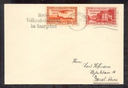 Saar 196 Etc Schöner BELEG (R0967 - Storia Postale