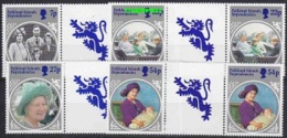 Falkland Islands Dependencies 1985  Life And Times Of The Queen Mother 4v Gutter   ** Mnh (23588) - Georgias Del Sur (Islas)