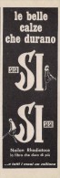 # CALZE SI-SI 1950s Advert Pubblicità Publicitè Reklame Stockings Bas Medias Strumpfe - Strümpfe