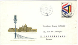 LUSSEMBURGO - LUXEMBOURG - 1969 - Les Cheminots Philatélistes, Gare De Luxembourg 1869 - Benelux - Viaggiata Da Luxem... - Storia Postale