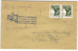 LUSSEMBURGO - LUXEMBOURG - 1995 - Festival Europeen De Theatre En Plein Air Et De Musique - Titelberg - Viaggiata Da ... - Covers & Documents