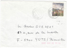 LUSSEMBURGO - LUXEMBOURG - 1998 - 16F - Viaggiata Da Hesperange Per Yutz, France - Cartas & Documentos