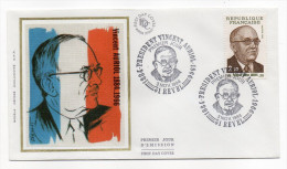 1984--enveloppe 1er Jour-FDC"Soie"--Président Vincent AURIOL--cachet  REVEL--31 - 1980-1989