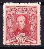 Australia 1930 Sturt  Explorer 11/2d MH - Mint Stamps