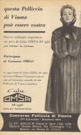 # CALZE OMSA 1950s Advert Pubblicità Publicitè Reklame Stockings Bas Medias Strumpfe - Kousen