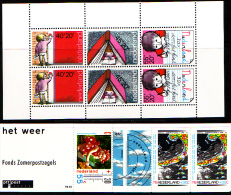 Plaatfouten 1187PM In Blok En 1232PM In Boekje Postfris - Plaatfouten En Curiosa