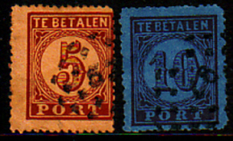 Port 1 En 2 Gebruikt - Strafportzegels