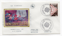 1983--enveloppe 1er Jour-FDC"Soie"--EUROPA-Photographie-Cinématographe "Lumière"--cachet  PARIS--75 - 1980-1989