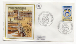 1983--enveloppe 1er Jour-FDC"Soie"-Convention Protection Propriété Industrielle--cachet  PARIS--75 - 1980-1989