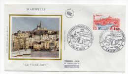 1983--enveloppe 1er Jour-FDC"Soie"--MARSEILLE-"Le Vieux Port"---cachet  MARSEILLE--13 - 1980-1989