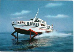 Schip Bateau Schiff Ship Boat Hoovercraft Freccia Del Garda ALISCAFO - Hovercraft