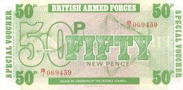ROYAUME-UNI - British Armed Forces - 50 Pence UNC - British Armed Forces & Special Vouchers