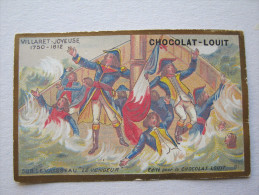 CHROMO CHOCOLAT LOUIT VILLARET JOYEUSE SUR LE VAISSEAU LE VENGEUR N° 81 - Louit