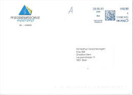Motiv Brief  "Pflegeberufsschule Seeland Biel Aarberg"               2001 - Brieven En Documenten