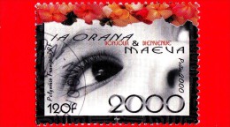 POLINESIA FRANCESE - Usato - 2000 - Messaggi - Bonjour Et Bienvenue - Ia Orana Maewa - 120 F - Used Stamps