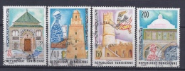 TUNISIE - Yvert - 839/42 - Cote 1,50 € - Mosquées & Synagogues