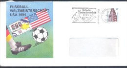 Germany Deutschland 1994 Cover: Football Fussball Soccer Calcio: World Cup USA; Weltmeisterschaft WM Mundial Slogan - 1994 – États-Unis