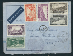 SENEGAL 1940 N° Usages Courants Obl. S/Lettre Entiére Pour La France - Covers & Documents