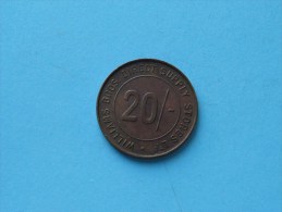 WILLIAMS BROS. DIRECT SUPPLY STORES LTD. - 20/- 28 Mm. Brass ( For Grade, Please See Photo ) ! - Autres & Non Classés