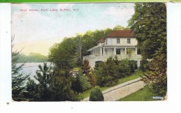 CPA-1911-ETATS-UNIS-ETAT DE NEW YORK-BUFFALO-BOAT HOUSE-PARK LAKE-TIMBRE U.S.POSTAGE- - Buffalo