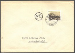 LIECHTENSTEIN  -  P.P. - PORTO  CANCEL  MAUREN - 1944 - Portomarken