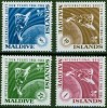Maldive Islands 1965 Year Of The Quiet Sun Space Satellite Sciences Stamps MNH Sc 147-150 Michel 147-150 - Verzamelingen