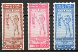EGYPTE  1925  (*)  Y&T N° 94 à 96 - Gomme Parfaite & Charnière - Perfect Gum & Hinger - Ungebraucht