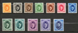 EGYPTE  1927  (*)  Y&T N° 118  ... 130  - Gomme Parfaite  & Charnière -perfect  Gum & Hinge - Unused Stamps