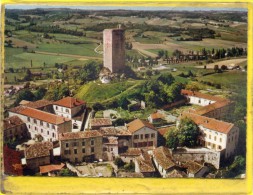 - MONTCUQ - Vue Aérienne - La Tour - Montcuq