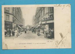 CPA Métier Marchands Ambulants La Rue Du Marché LEVALLOIS PERRET 92 - Levallois Perret