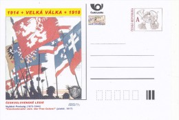 Czech Rep. / Postal Stat. (Pre2014/23) Great War (WWI) 03 Czechoslovak Legion: Vojtech Preissig "Czechoslovaks! Join..." - WW1 (I Guerra Mundial)