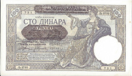 SERBIE - 100 Dinara 1941 UNC - Servië