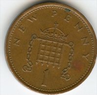 Grande Bretagne Great Britain 1 New Penny 1981 KM 915 - 1 Penny & 1 New Penny