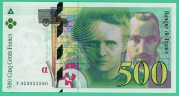 France - 500 Francs - Pierre Et Marie Curie - N° T 023955380 - 1994  -  Neuf - 500 F 1994-2000 ''Pierre En Marie Curie''