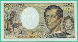 France - 200 Francs - Montesquieu - 1994 - N°. 514363/G.160 - Splendide - - 200 F 1981-1994 ''Montesquieu''