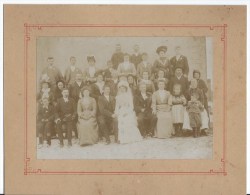 PHOTO Mariage ,groupe - Anonyme Personen