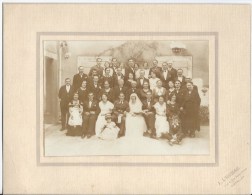 PHOTO Mariage ,groupe 1934 - Anonyme Personen