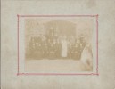 PHOTO Mariage ,groupe - Anonyme Personen