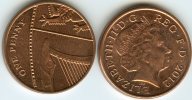 Grande Bretagne Great Britain 1 Penny 2012 KM 1107 - 1 Penny & 1 New Penny