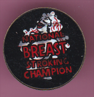 46209-Pin's .Breast Stroking Champion'.Natation.Pin Up.... - Natation