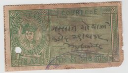 DHAR STATE  8A  Court Fee Type 12  K&M # 124 # 84767  India  Inde  Indien Revenue Fiscaux - Dhar