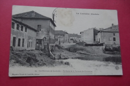 Cp Environs De Luneville Taillerie De La Verrerie De Croismare - Industrie